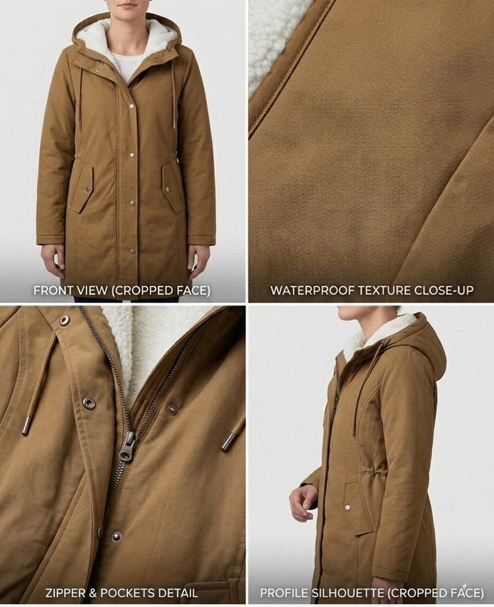 Amélie | Lang vandtæt parka — 19