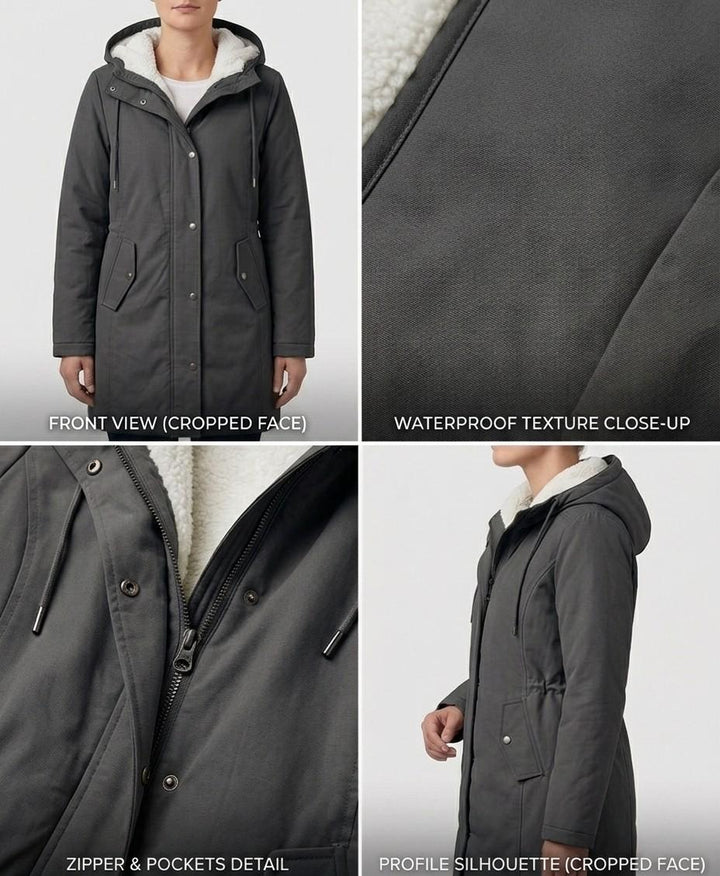 Amélie | Lang vandtæt parka — 7