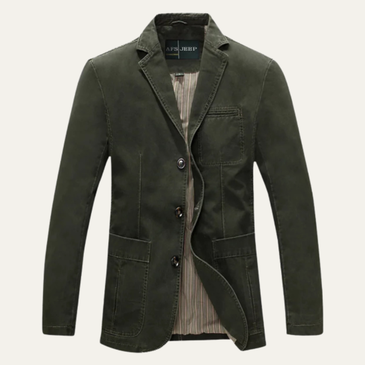 Freja Andersen | Herre afslappet let slim fit bomuld blazer