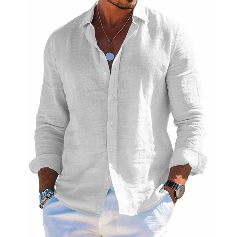 Alexandre - Elegant skjorte in åndbar Fabric
