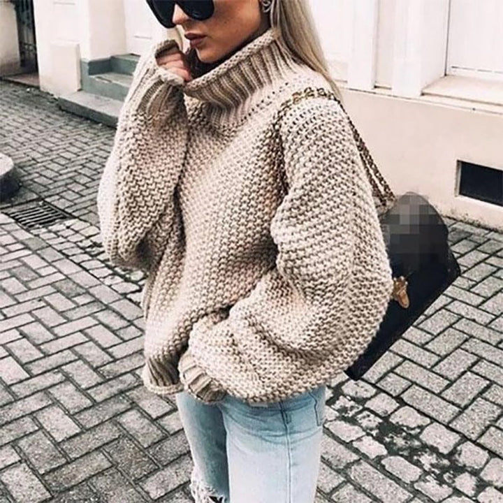 Celine - Chunky Knit rullekravetrøje — 1