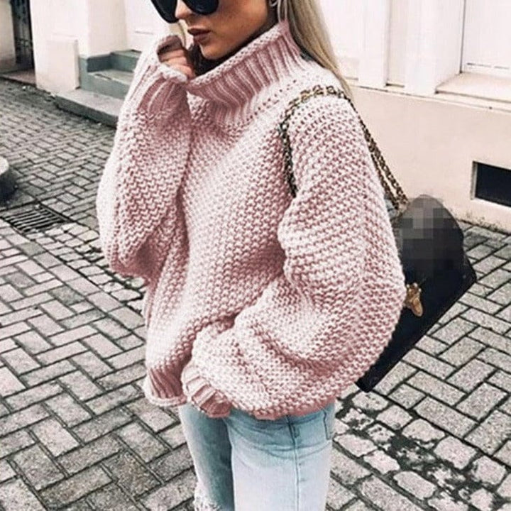 Celine - Chunky Knit rullekravetrøje — 2