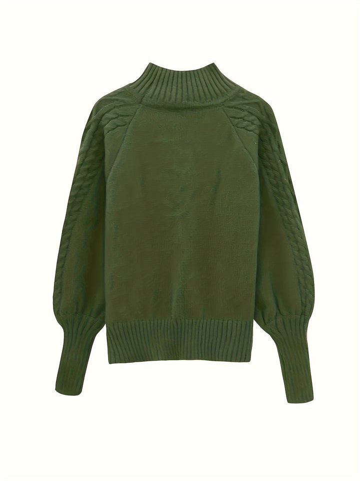 Tinsley - Casual langærmet striktrøje — 18