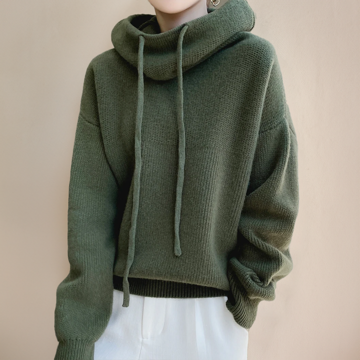 Deborah | Cashmere hyggelig hættetrøje stil — 1