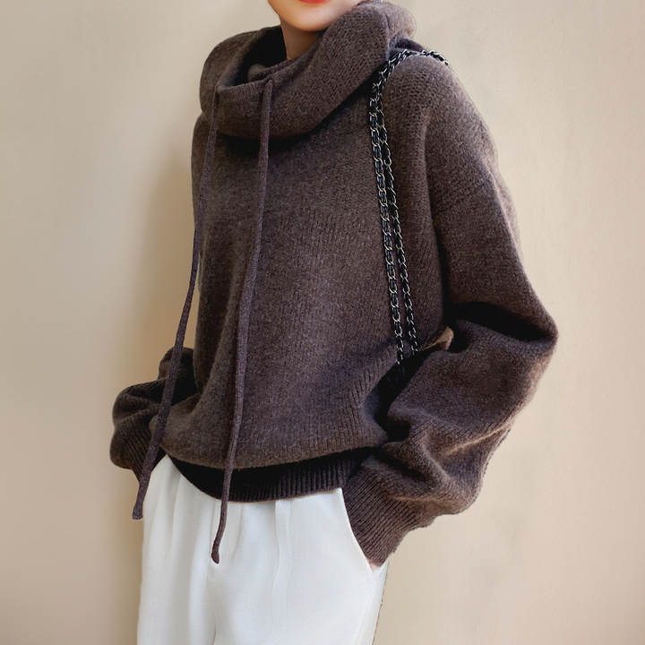 Deborah | Cashmere hyggelig hættetrøje stil — 6