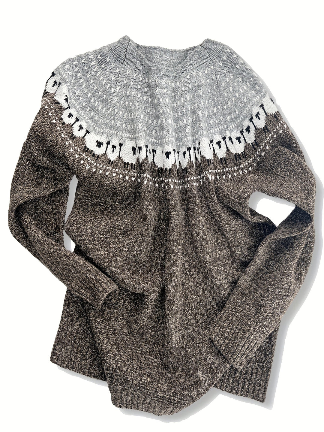 Nordic™ | Elegant vintertrøje med får Jacquard mønster — 3