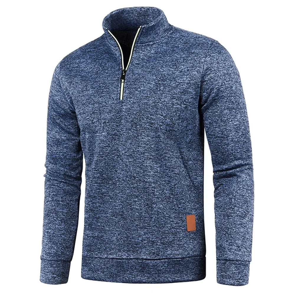 Highland halv lynlås trøje - fleecetrøje-sweatshirt til mænd