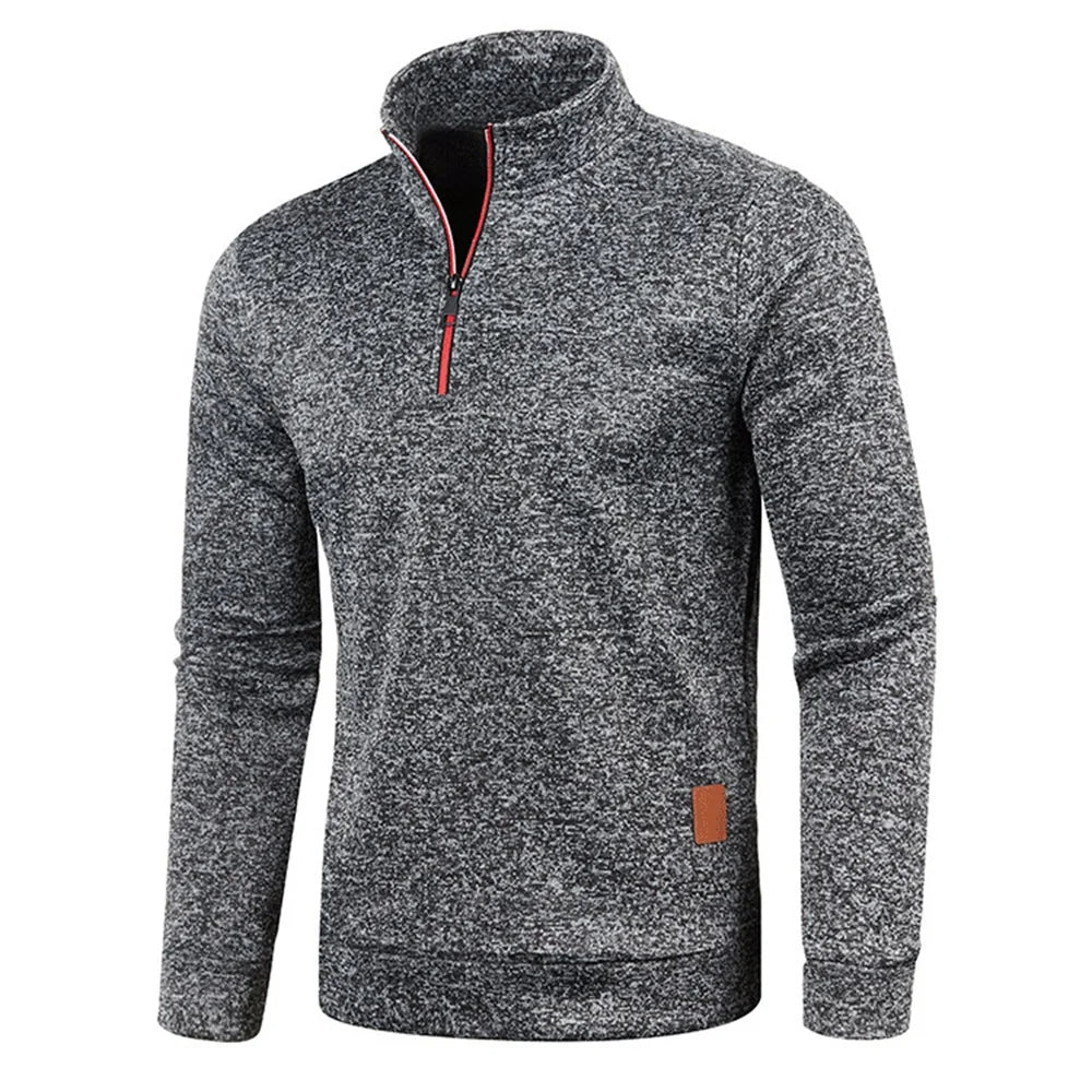 Highland halv lynlås trøje - fleecetrøje-sweatshirt til mænd