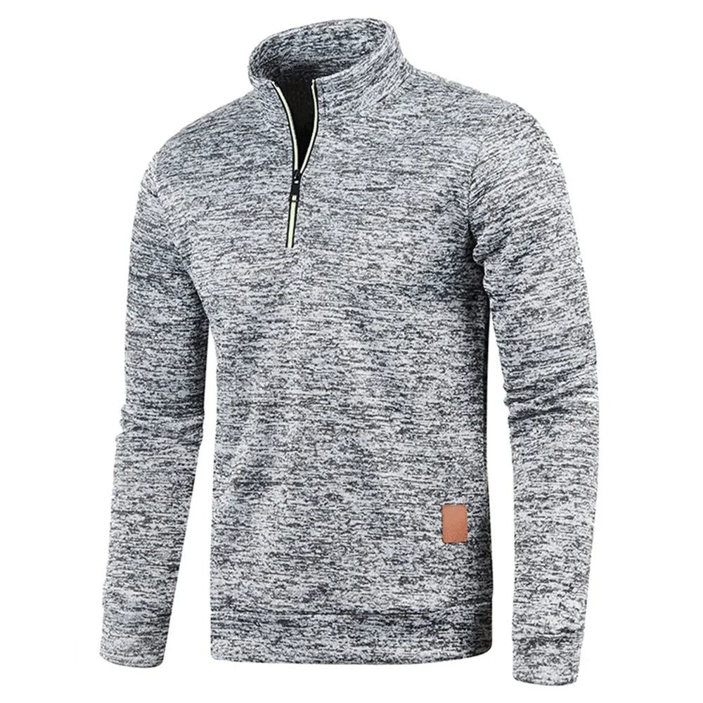 Highland halv lynlås trøje - fleecetrøje-sweatshirt til mænd