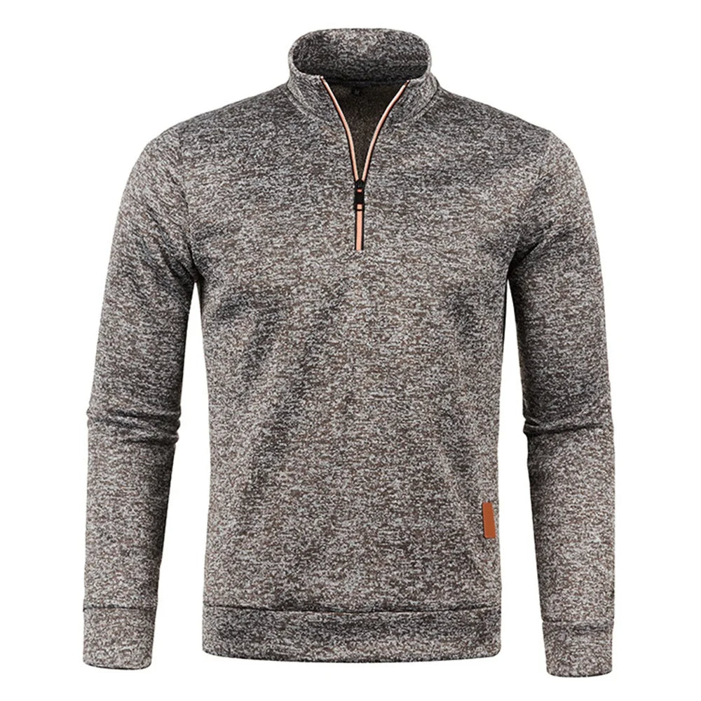 Highland halv lynlås trøje - fleecetrøje-sweatshirt til mænd