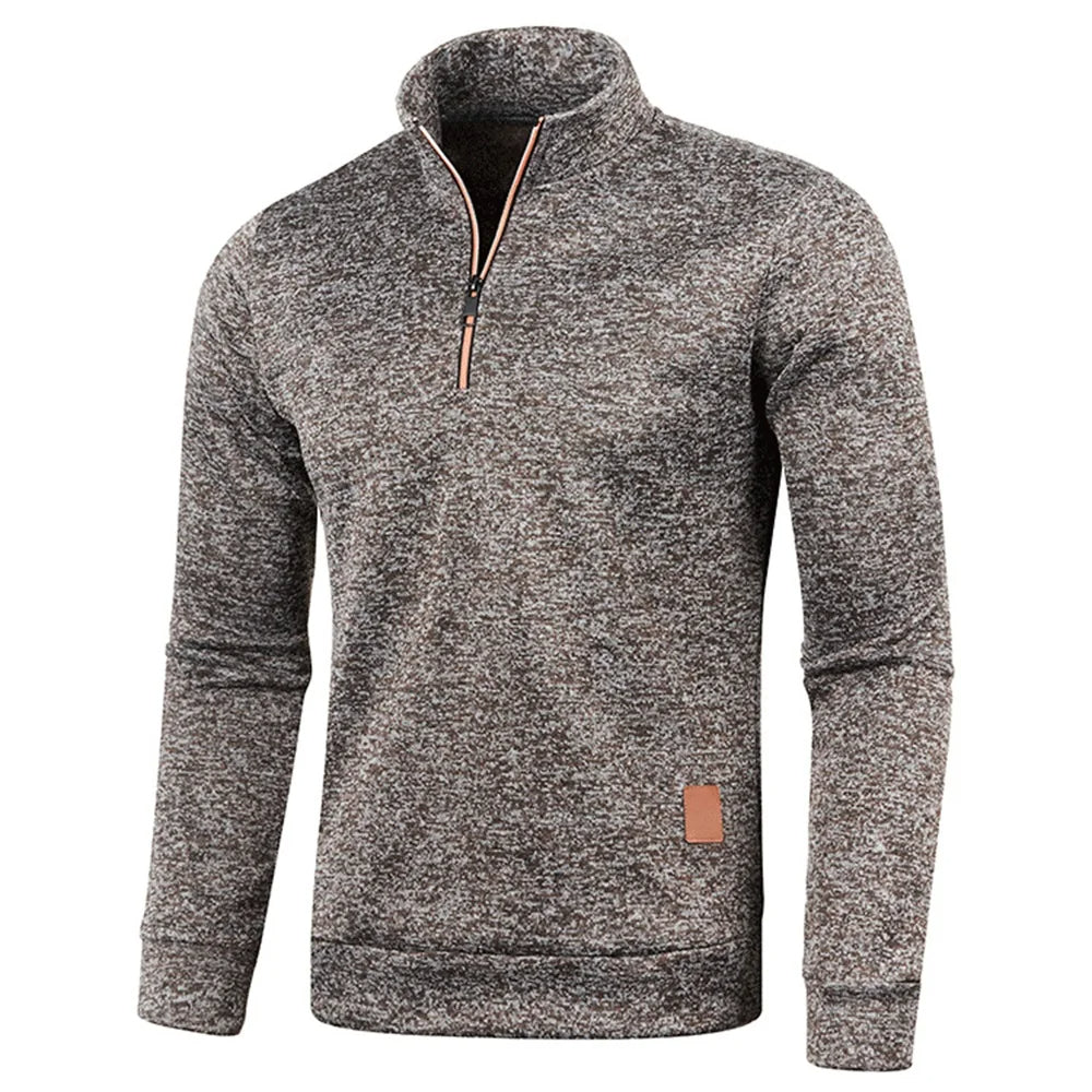 Highland halv lynlås trøje - fleecetrøje-sweatshirt til mænd