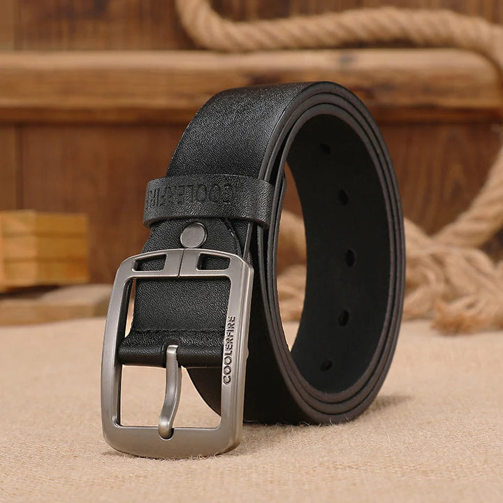 Hadlow bælte - Genuine Cowhide, moderne vintage Style