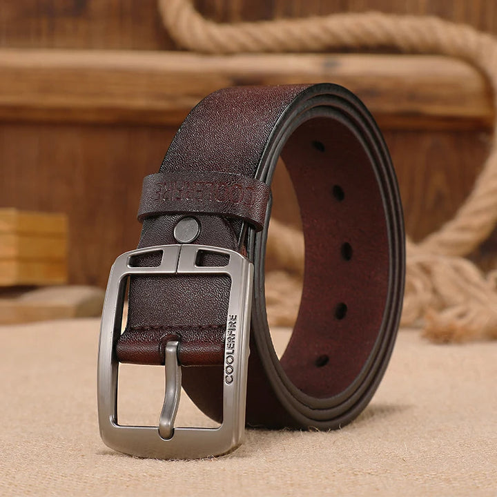 Hadlow bælte - Genuine Cowhide, moderne vintage Style