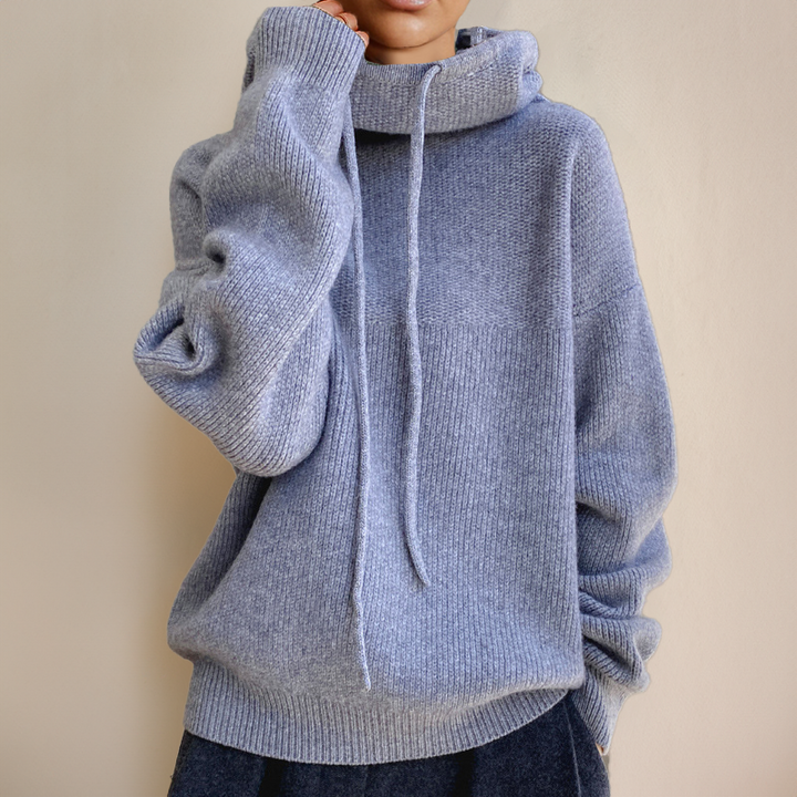 Deborah | Cashmere hyggelig hættetrøje stil — 7