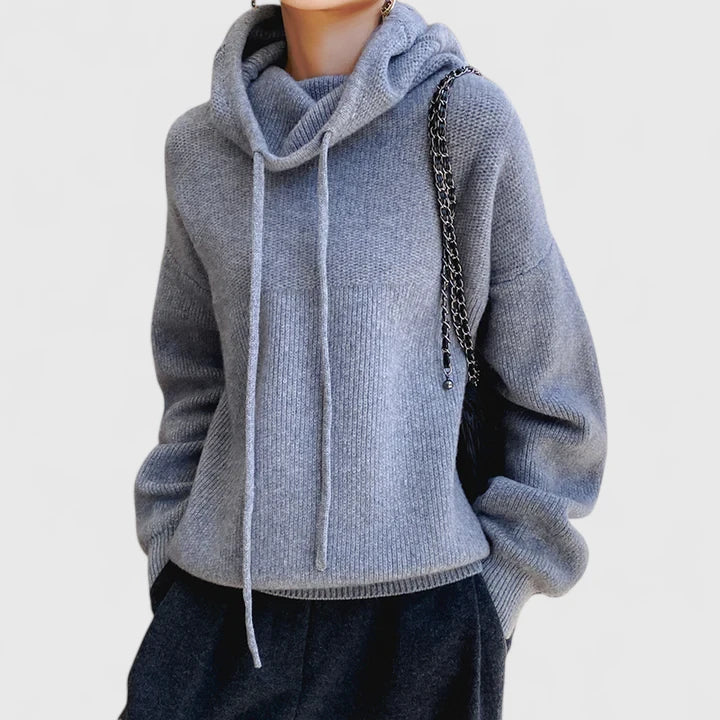 Marie | Hyggelig strik hættetrøje — 7