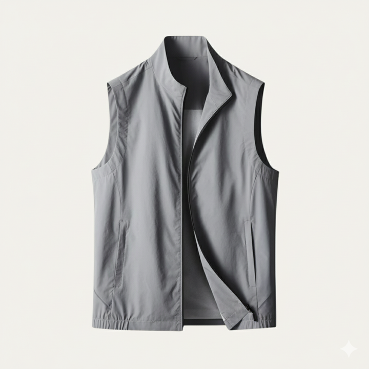 Freja Andersen | Herre let afslappet Vest - åndbar ærmeløs udendørs Vest for Layering