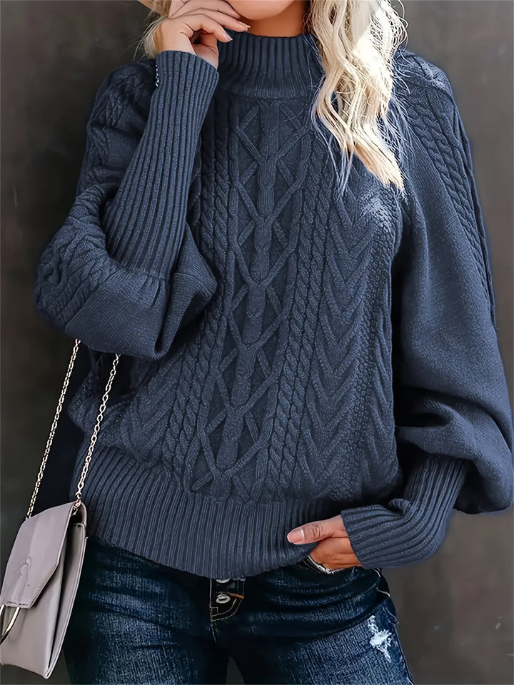 Tinsley - Casual langærmet striktrøje — 2