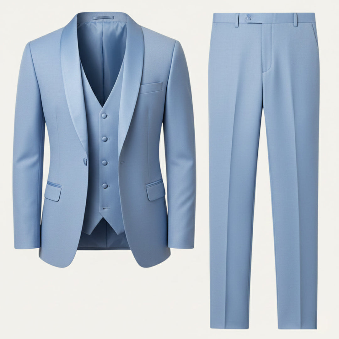Freja Andersen | Herre 3 Piece jakkesæt - Elegant slim fit Formal Tuxedo sæt