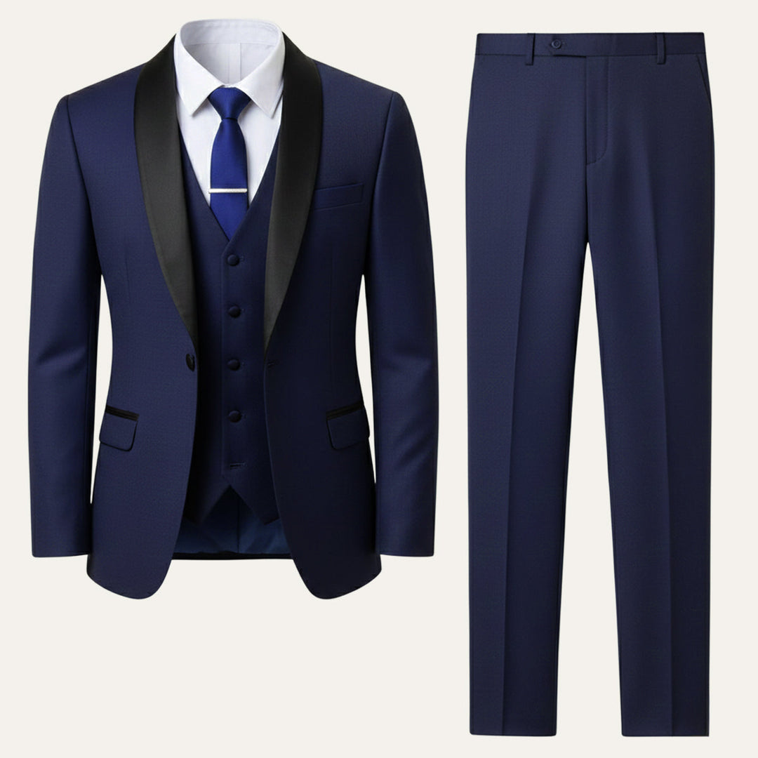 Freja Andersen | Herre 3 Piece jakkesæt - Elegant slim fit Formal Tuxedo sæt