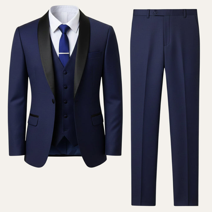 Freja Andersen | Herre 3 Piece jakkesæt - Elegant slim fit Formal Tuxedo sæt