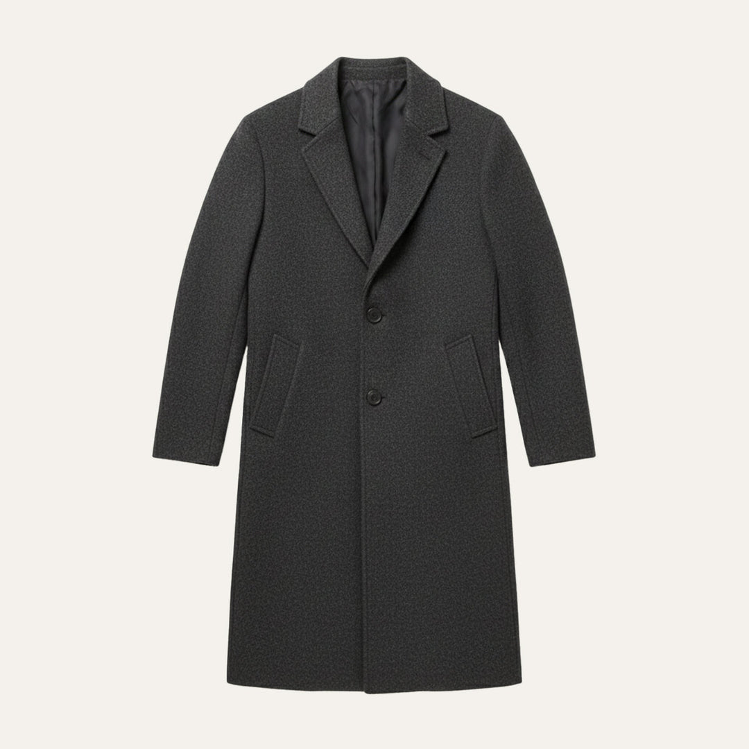 Freja Andersen | Herre Elegant klassisk uld vinter Overcoat