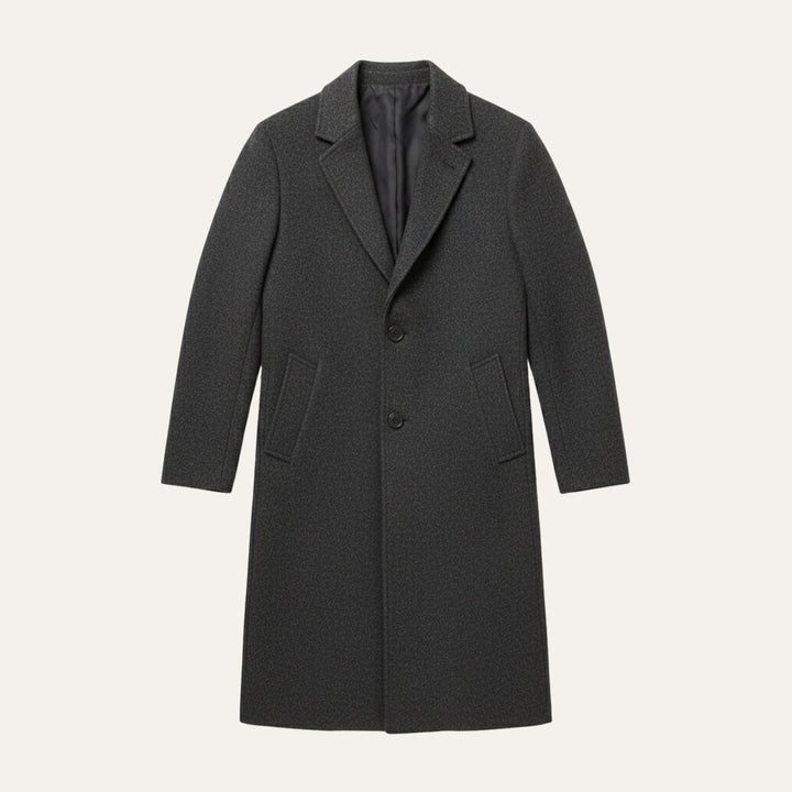 Freja Andersen | Herre Elegant klassisk uld vinter Overcoat