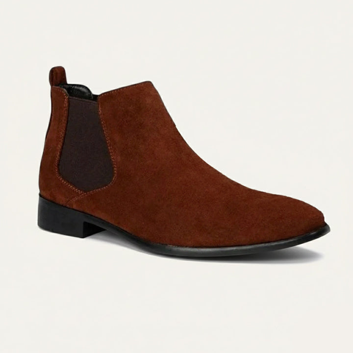 Vienna | Herre ruskind Chelsea-støvler - Elegant Slip On sko
