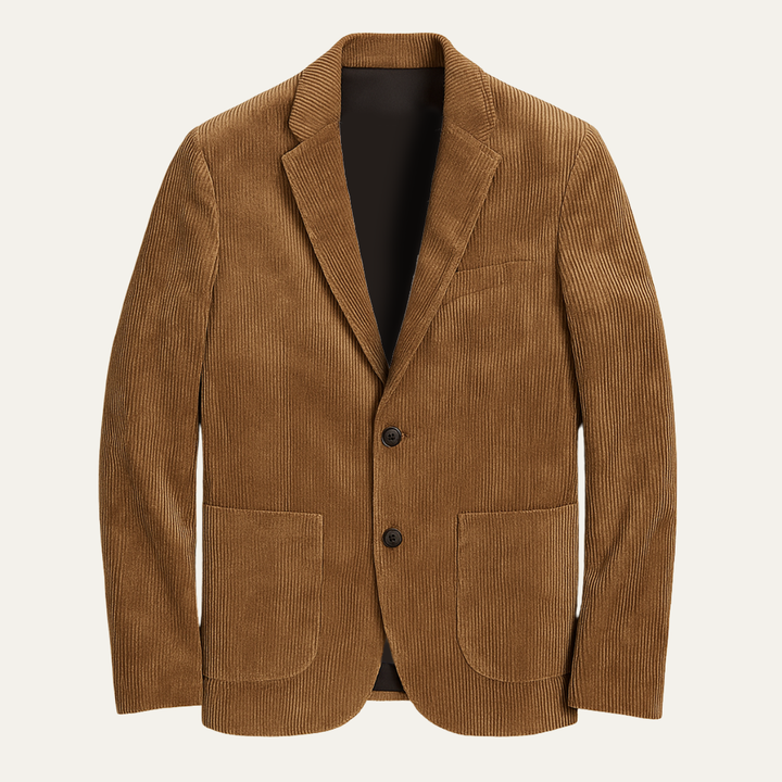 Freja Andersen | Herre vintage afslappet slim fit fløjl blazerjakke