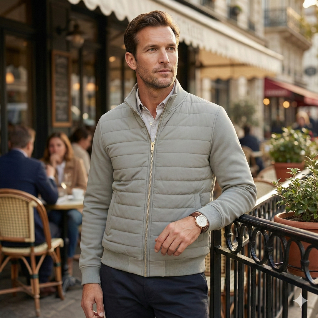 Copenhagen Elegant quiltet puffer frakke - herre let jakke