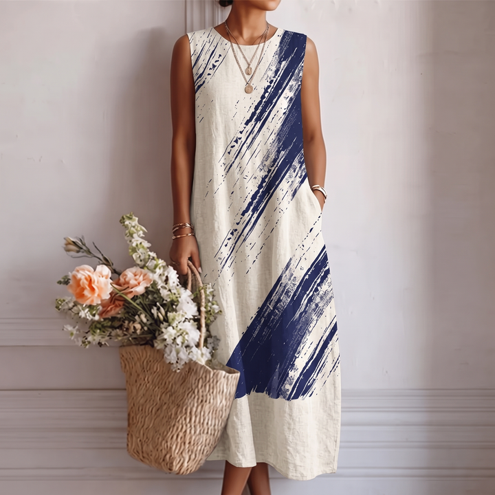 Elena™ | Elegant midi-kjole til hverdagen – billede 1