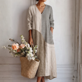 Emma™ | Elegant stribet kjole