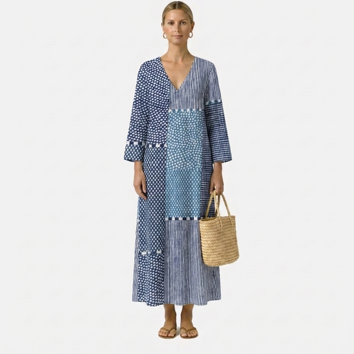Sara™ | Let blomstret kjole – billede 2