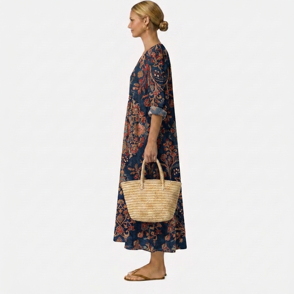 Adela™ | Charmerende blomstret kjole – billede 4
