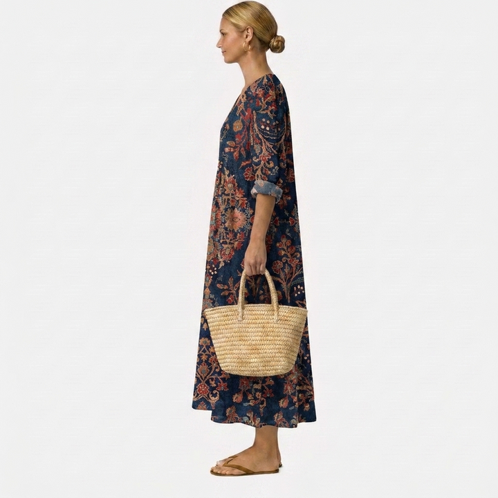 Adela™ | Charmerende blomstret kjole – billede 4
