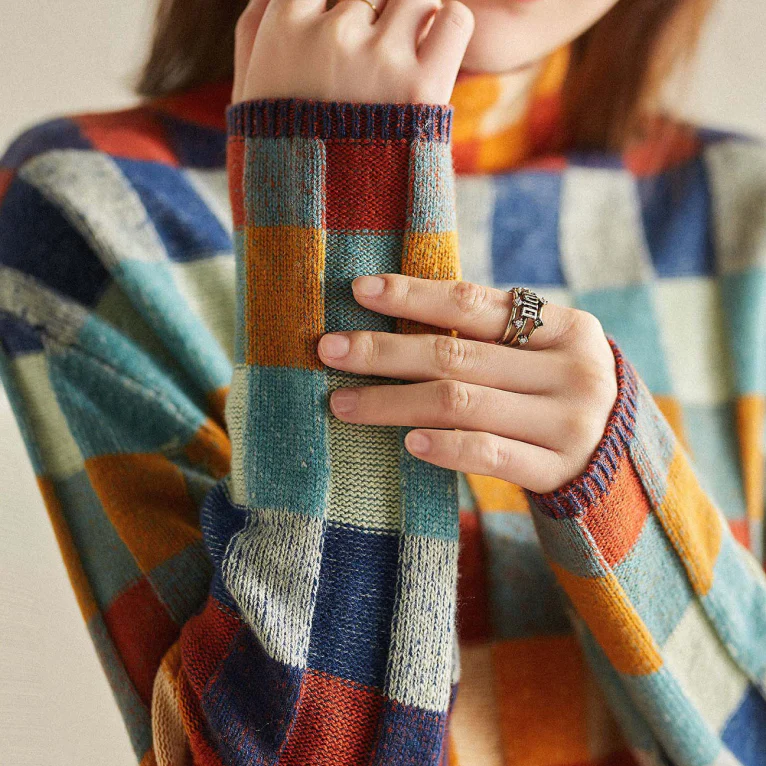 Evelyn | Cashmere Hyggelig Retro Jumper — 7