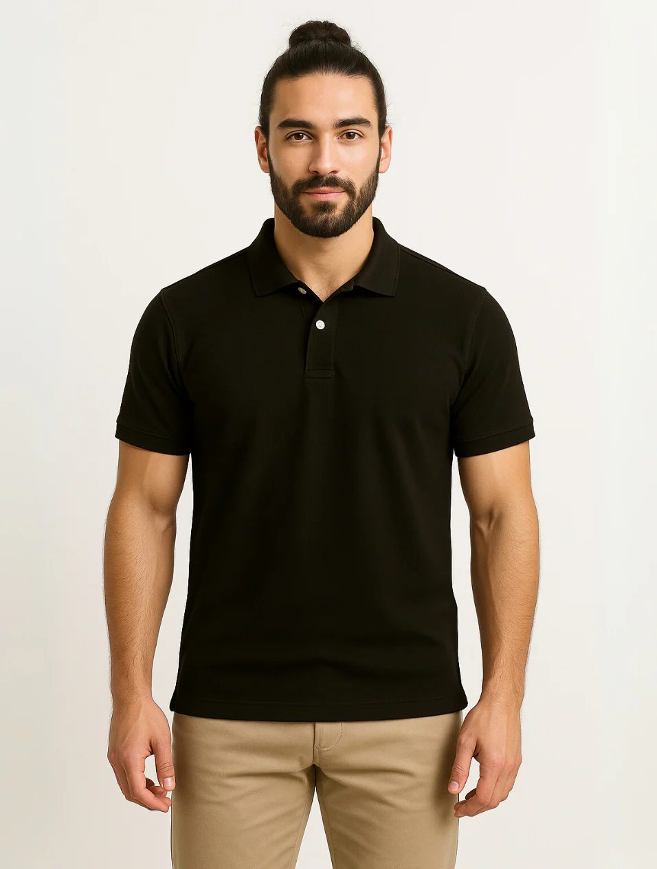 Corsica hvid poloshirt til mænd - Timeless Old Money Style