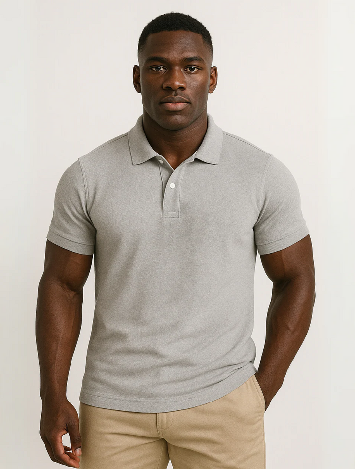 Corsica hvid poloshirt til mænd - Timeless Old Money Style