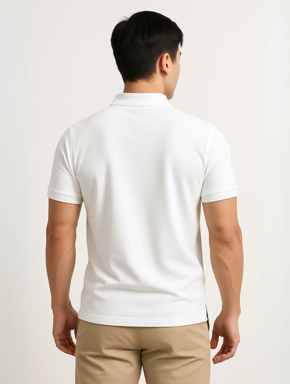 Corsica hvid poloshirt til mænd - Timeless Old Money Style