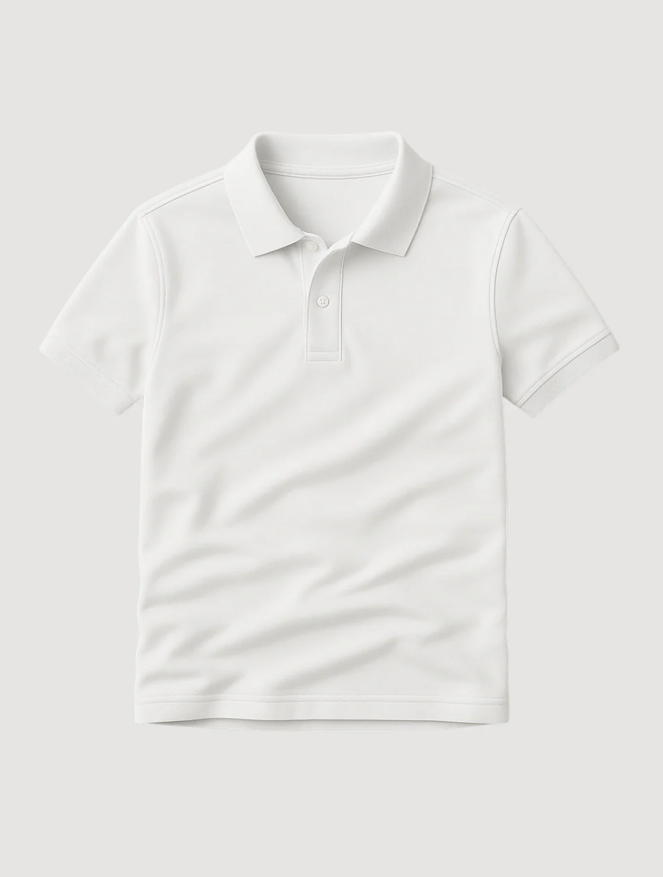 Corsica hvid poloshirt til mænd - Timeless Old Money Style