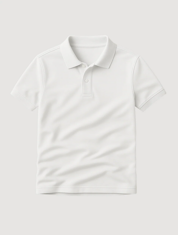 Corsica hvid poloshirt til mænd - Timeless Old Money Style