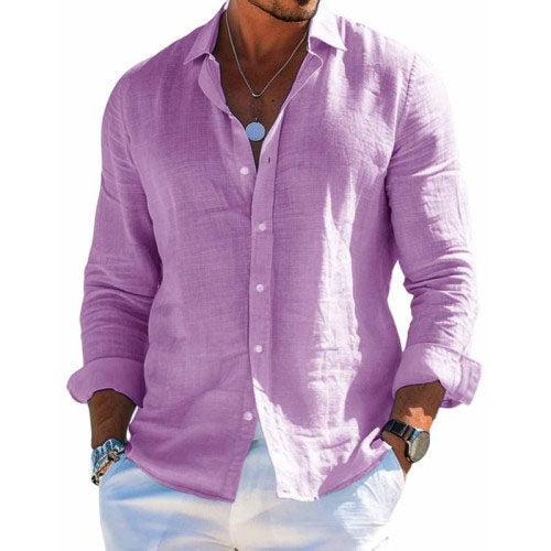 Guillaume - Elegant skjorte in åndbar Fabric
