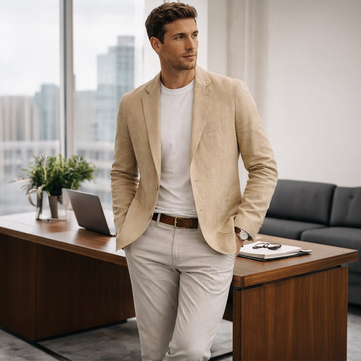 Venice hør sommer blazer - bryllupsgæst mænd - formelle anledninger