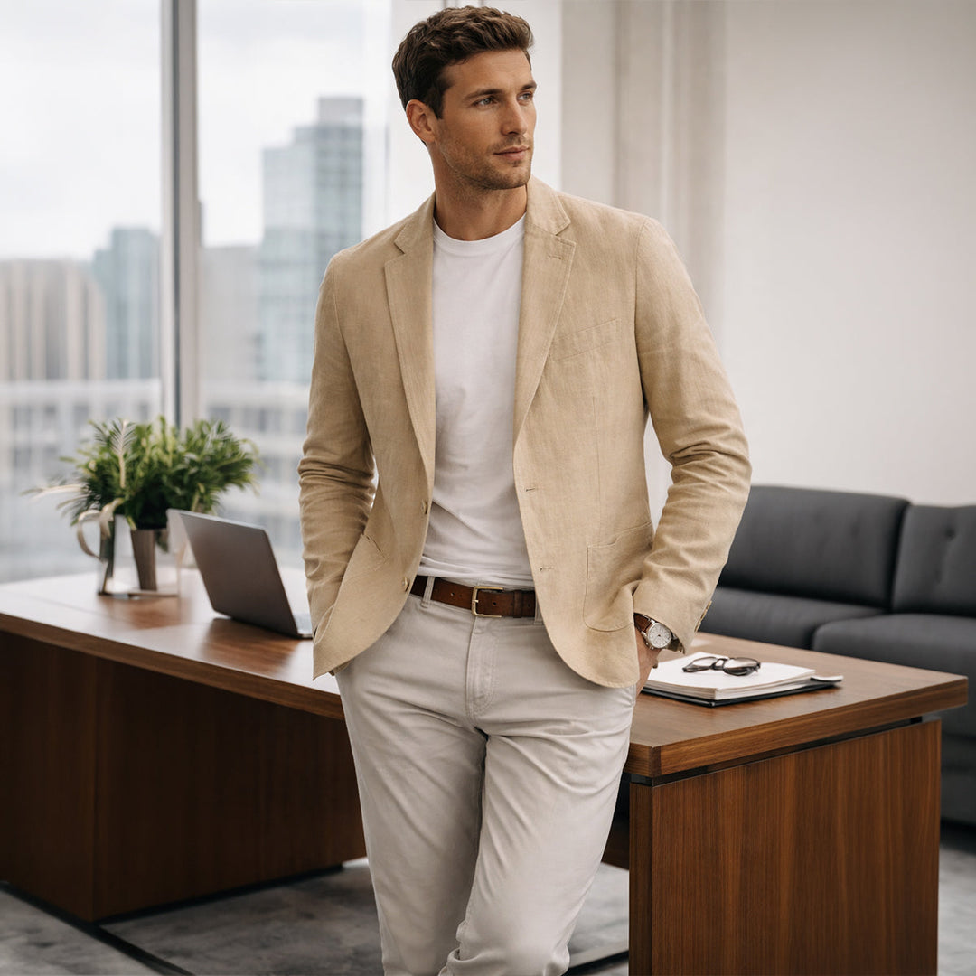Venice hør sommer blazer - bryllupsgæst mænd - formelle anledninger