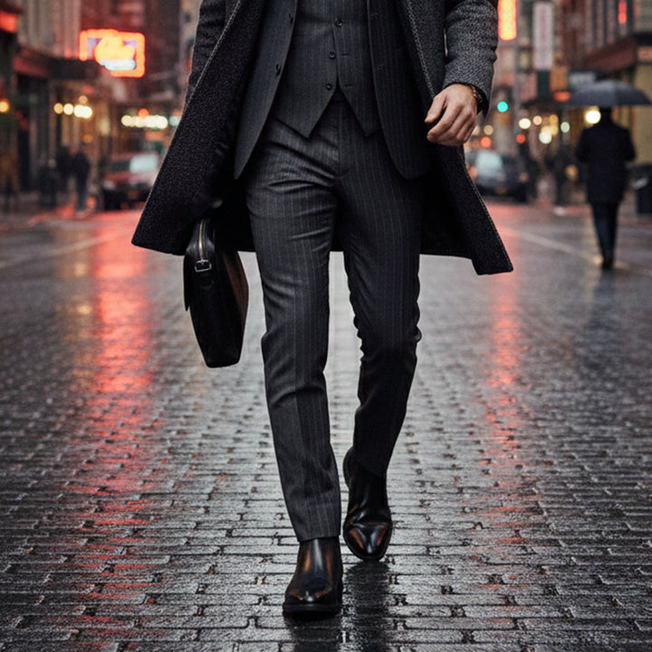 Cobblestone | Herre klassisk Ankle Slip On læder støvler