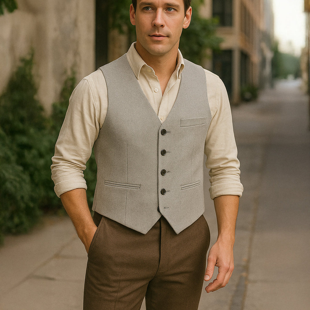 St. Andrews herre Elegant knaplukning vintage Vest