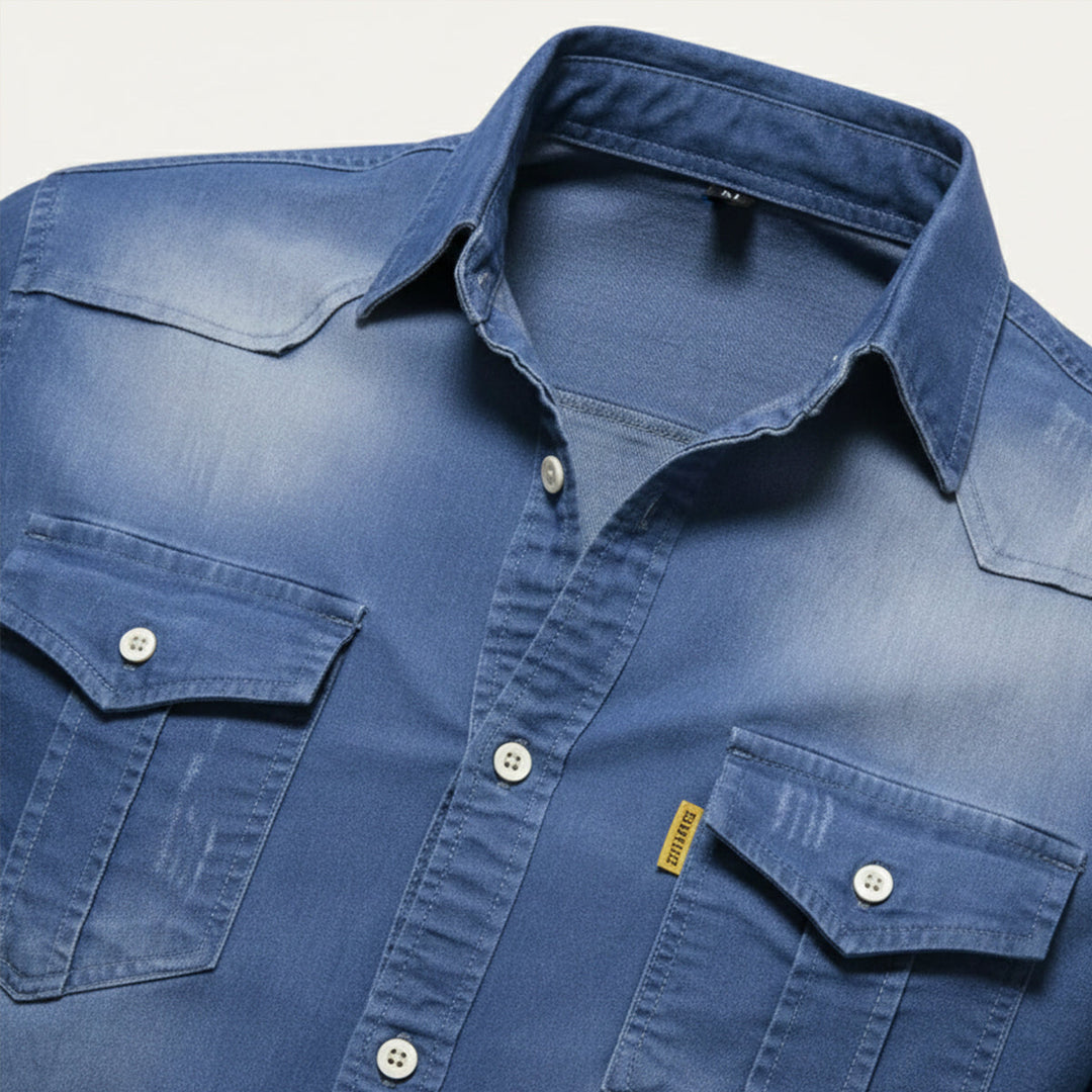 Ashford denim skjorte til mænd
