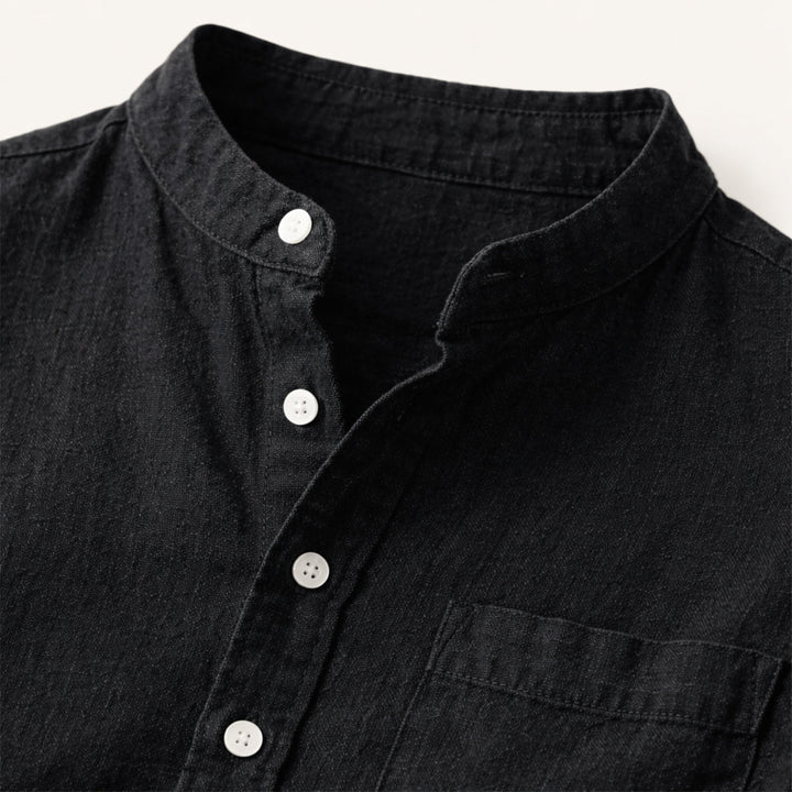 Hyde Park herre afslappet sommer Basic skjorte med Chest Pocket