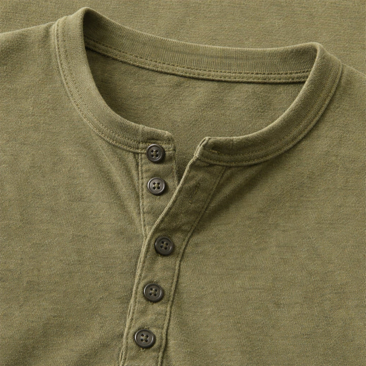 Meadowcrest Hill herre åndbar bomuld Blend Henley skjorte