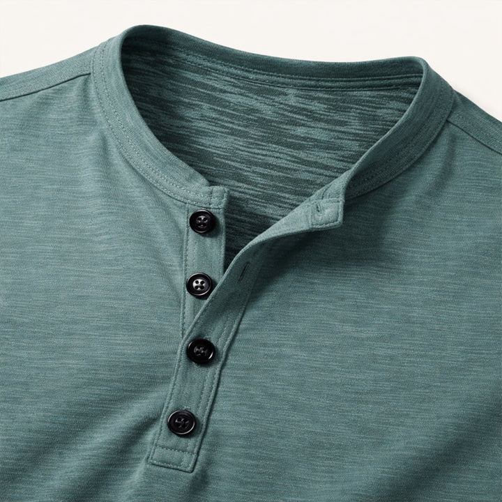 Bathwick | Herre åndbar Henley krave sommer T-skjorte