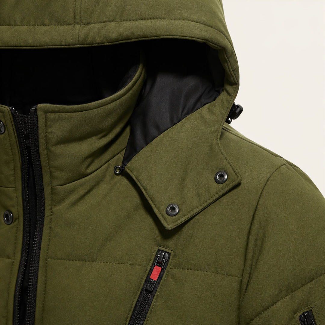 Freja Andersen | Herre varm med hætte vinter puffer frakke med Zipper Pockets